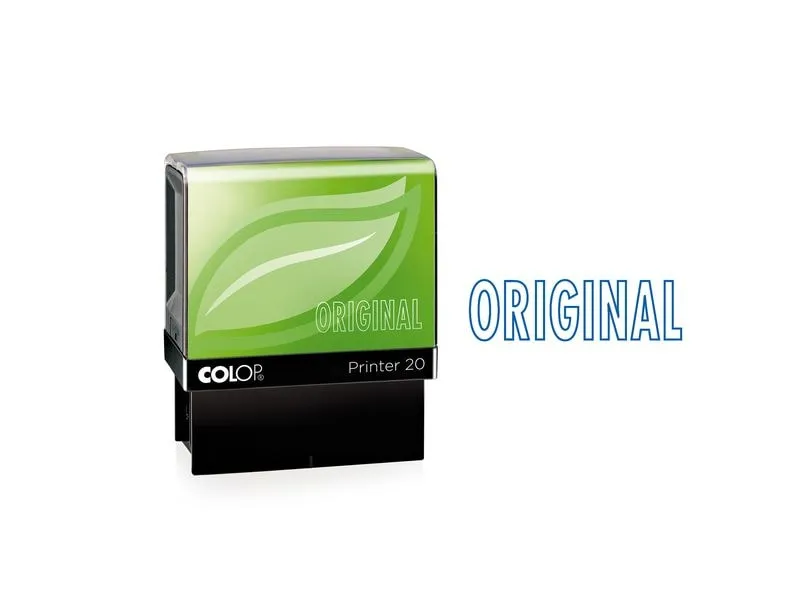 Colop Wort- und Datumsstempel Green Line «ORIGINAL», Blau