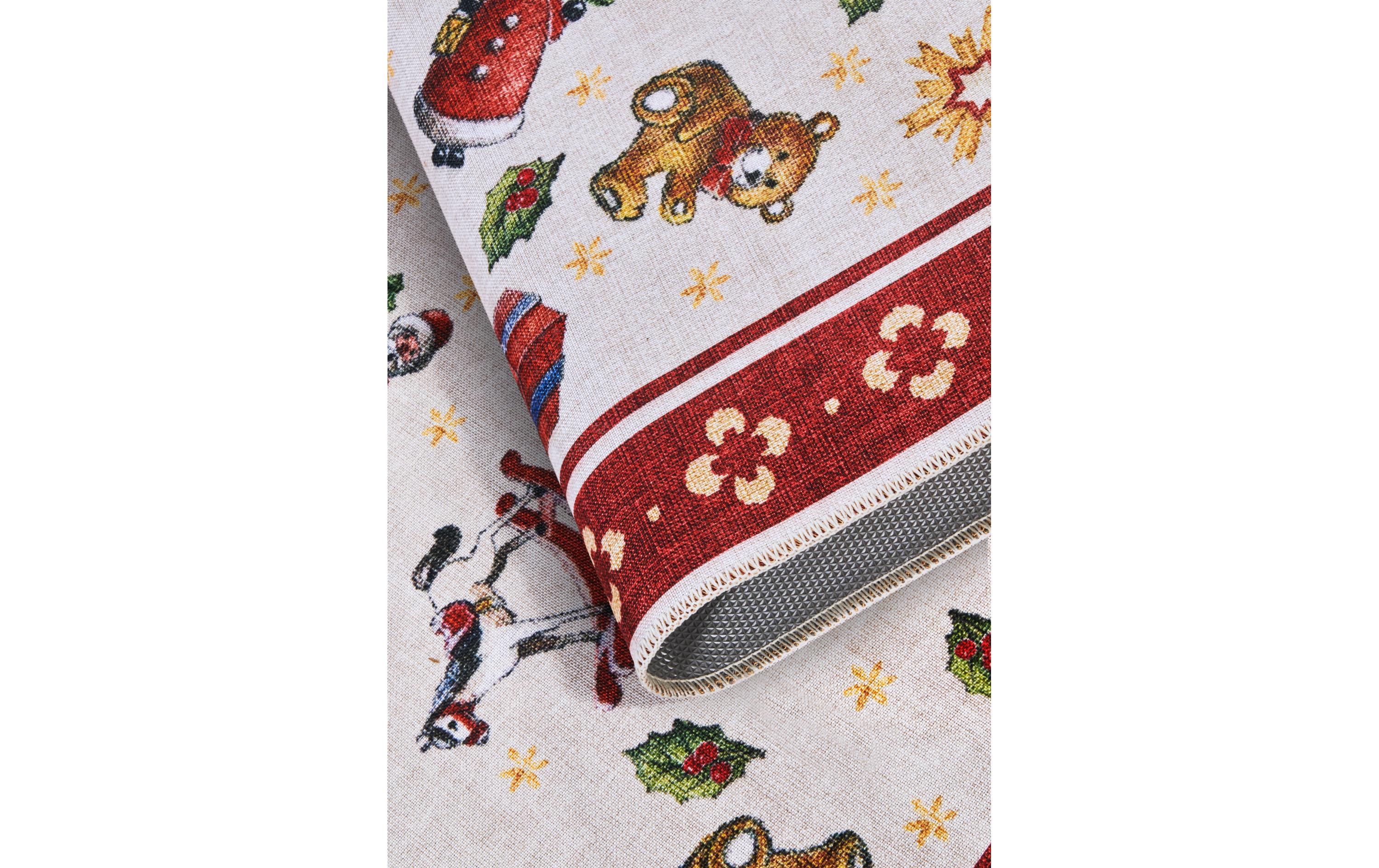 Villeroy & Boch Weihnachtsteppich Nostalgic 160 x 230 cm, Rot