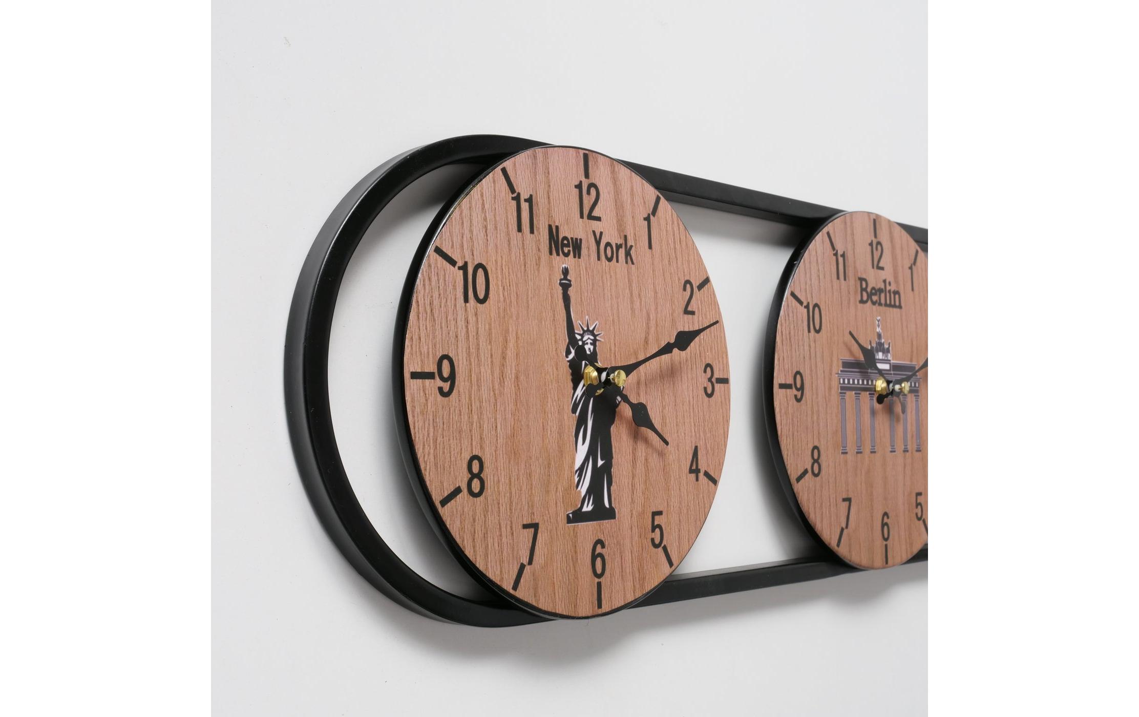 Boltze Wanduhr Tempus Nature/Schwarz