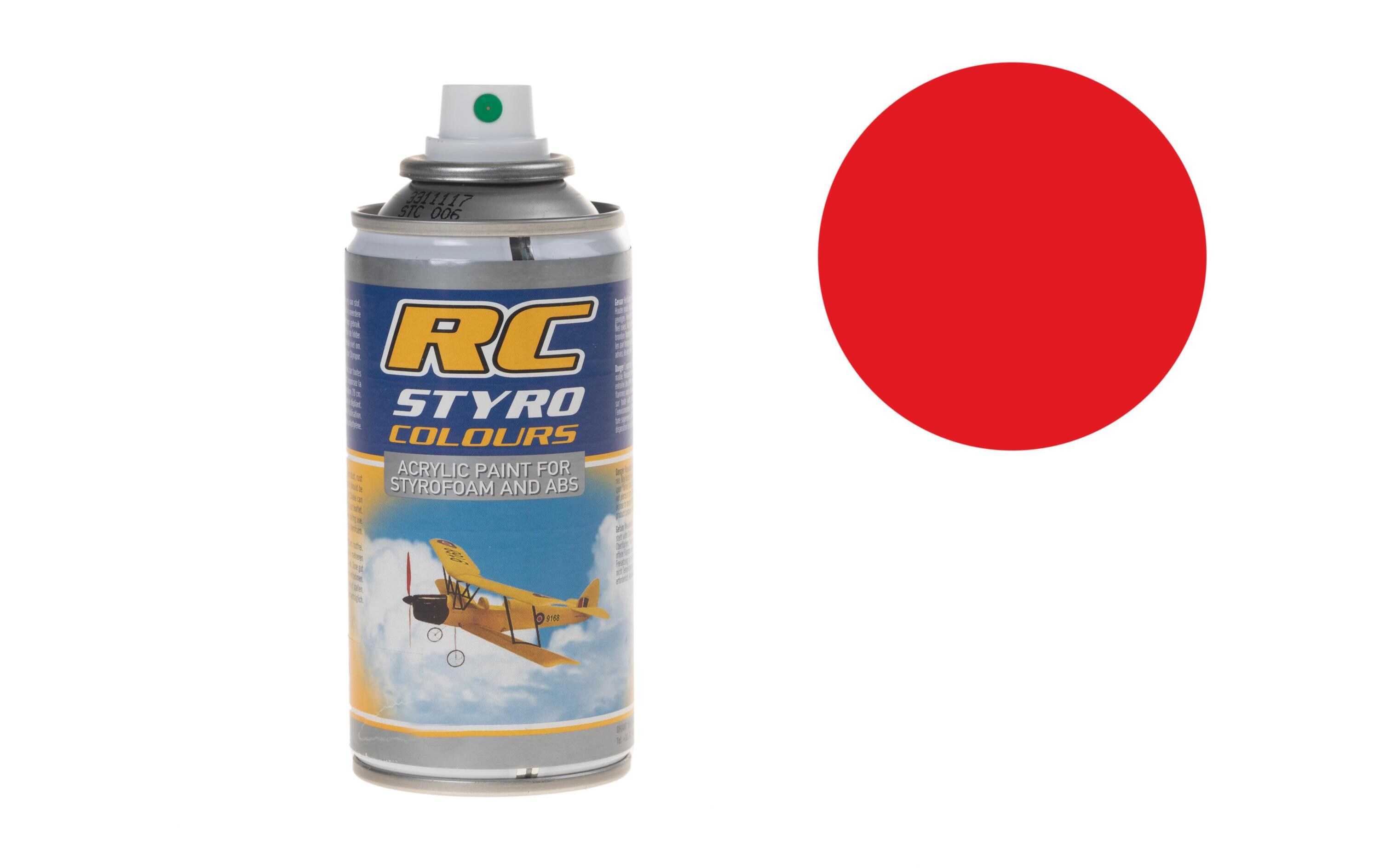 Ghiant Kunststoffspray RC STYRO Rot 110 150 ml