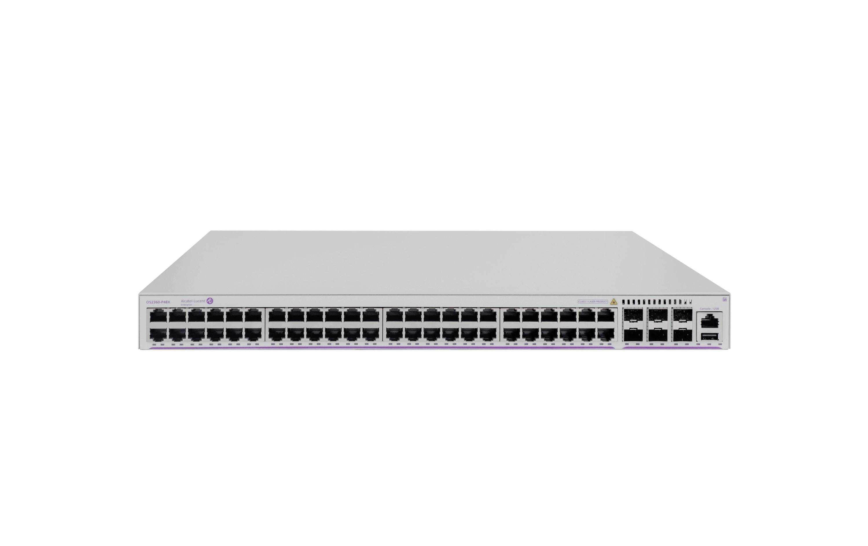 Alcatel-Lucent PoE+ Switch OmniSwitch OS2360-P48X 52 Port