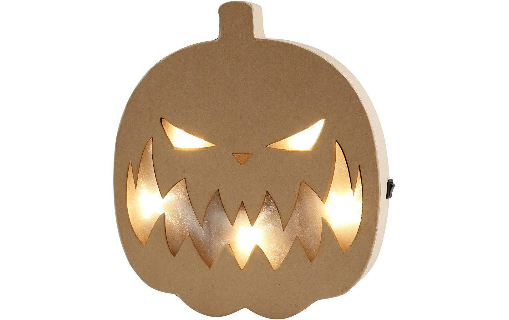 Creativ Company 25 x 22 x 4 cm Kürbis mit Licht