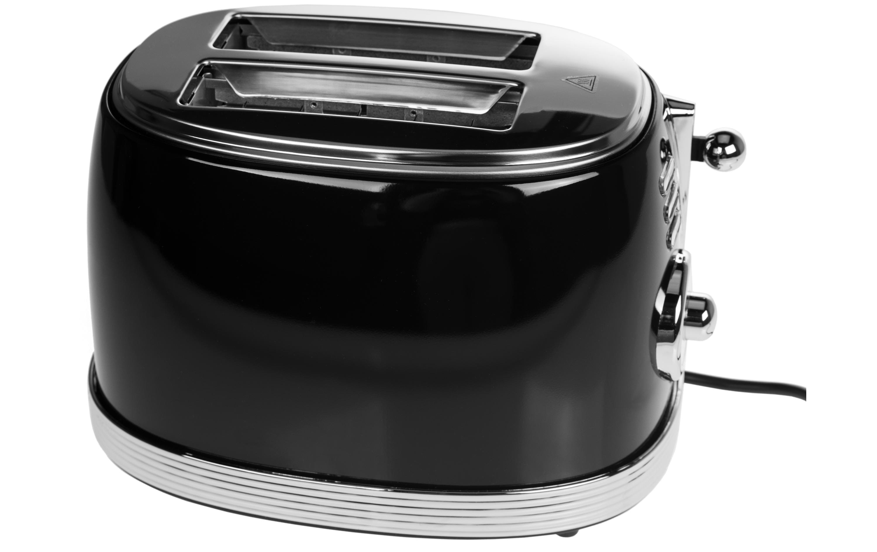FURBER Toaster Brando Schwarz glanz