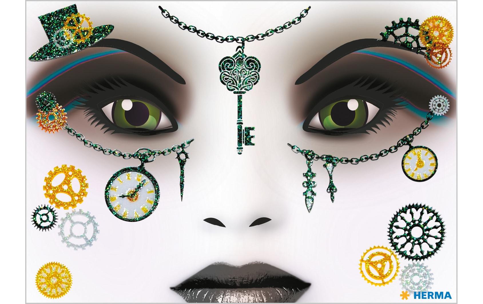 Herma Stickers Tattoos Face Art Amelia, 1 Stück