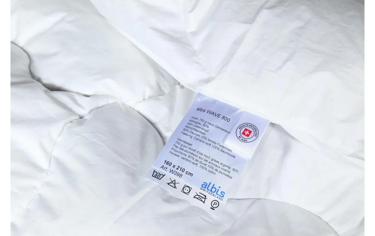Albis Albis Wave 800 Ganzjahresduvet 200 x 210 cm Albis Albis Wave 800 Ganzjahresduvet 200 x 210 cm