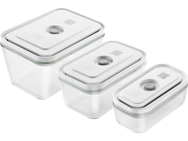 Zwilling Vakuumier-Behälter Fresh and Save 3-teilig, S,M,L Glas Zwilling Vakuumier-Behälter Fresh and Save 3-teilig, S,M,L Glas