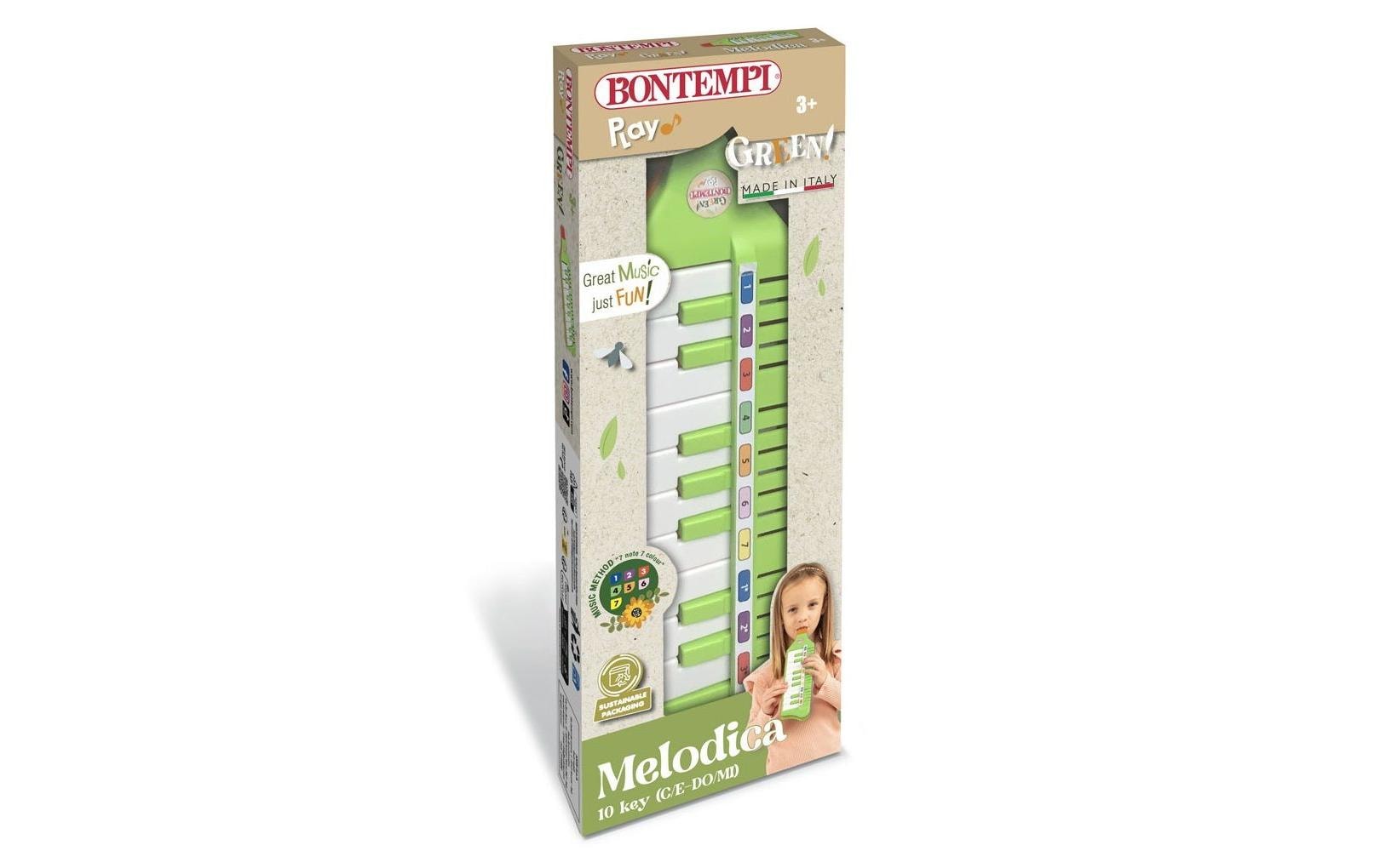Bontempi Musikinstrument Blasharmonika 31 cm, 10 Tasten