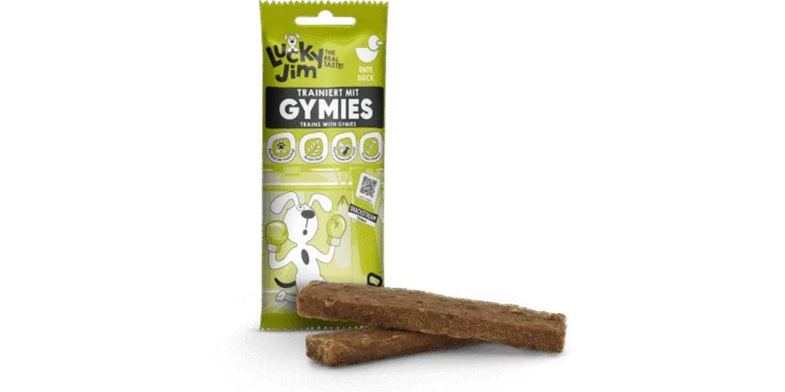 Lucky Jim Leckerli Gymies Ente 75 g Lucky Jim Leckerli Gymies Ente 75 g