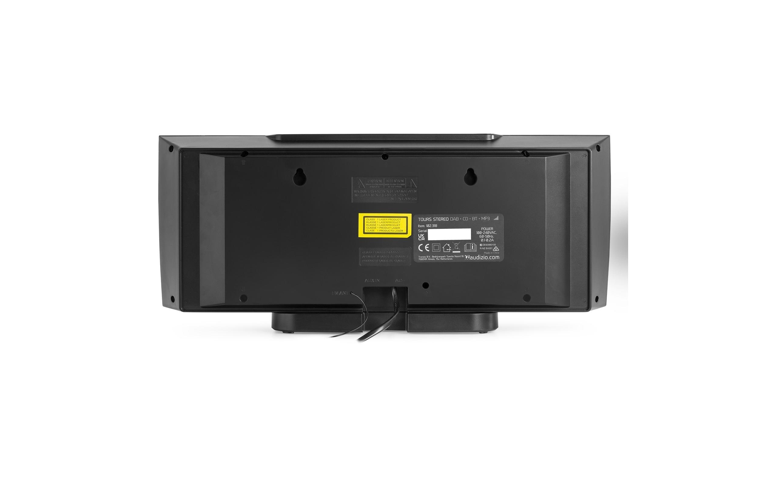 Audizio Radio/CD-Player Tours Schwarz