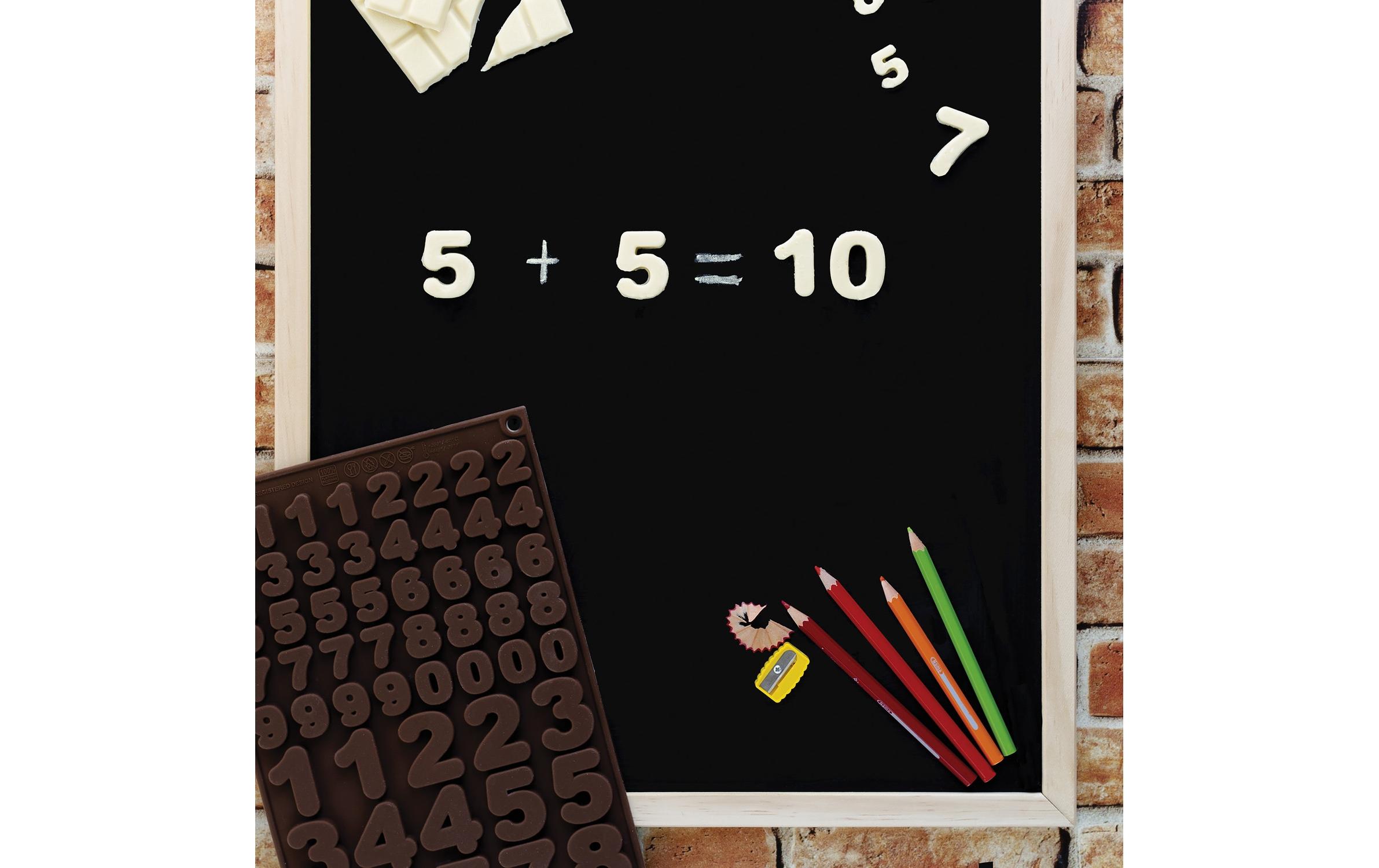 Silikomart Pralinenform Zahlen