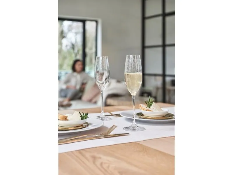 Leonardo Sektglas Chateau 200 ml, 6 Stück, Transparent