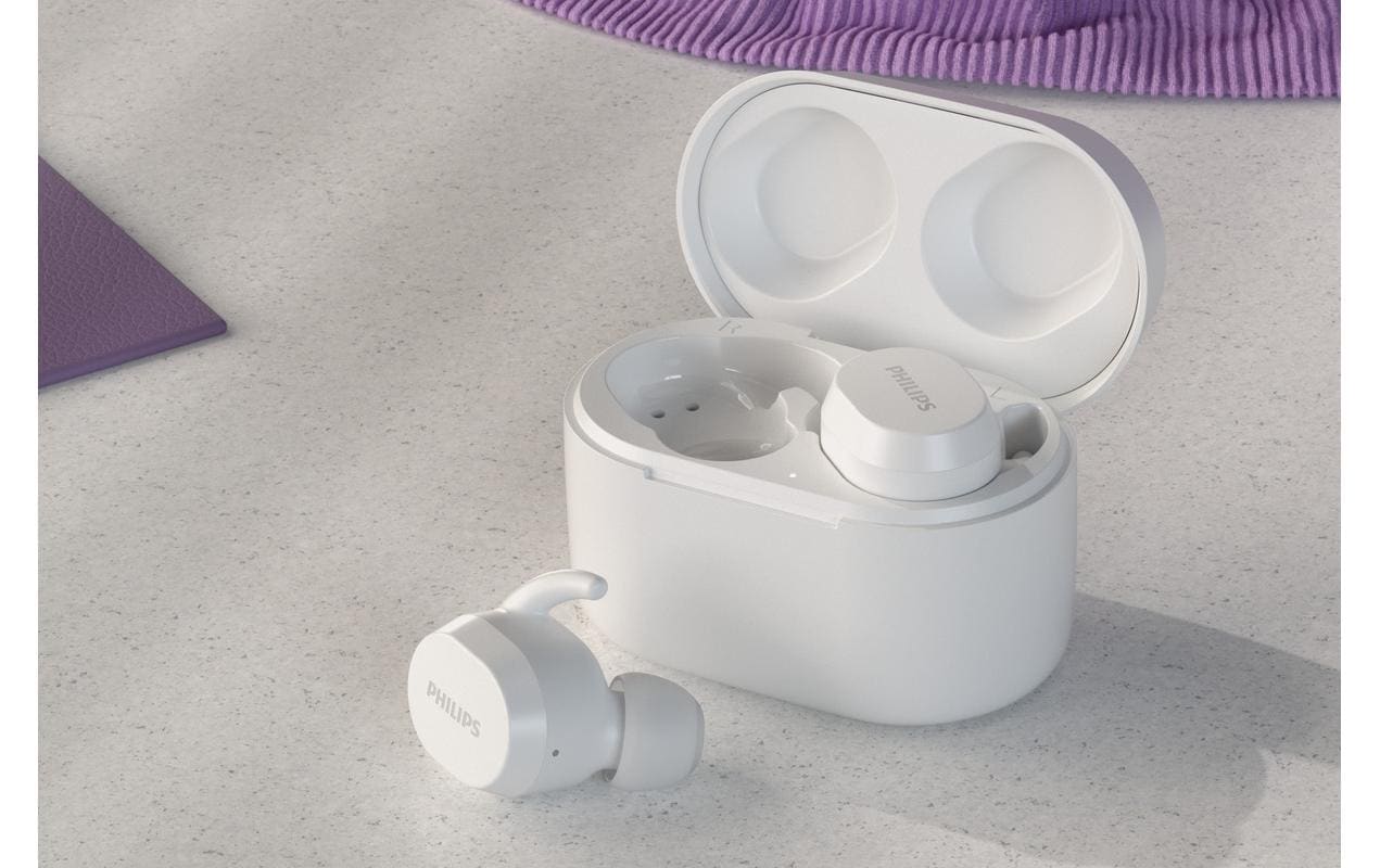 Philips True Wireless In-Ear-Kopfhörer TAT3216WT/00 Weiss