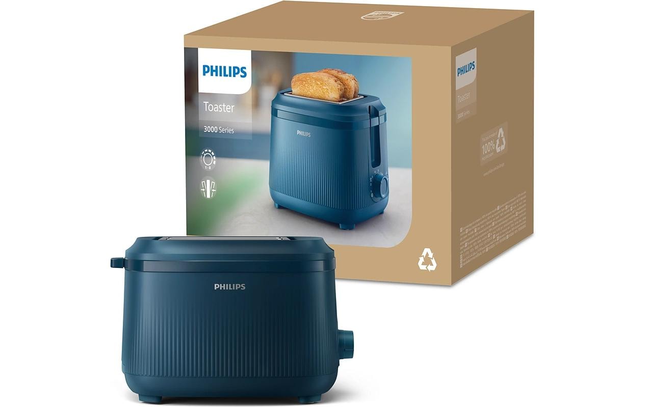 Philips Toaster 3000 Series HD2511/71 Malibu Blue