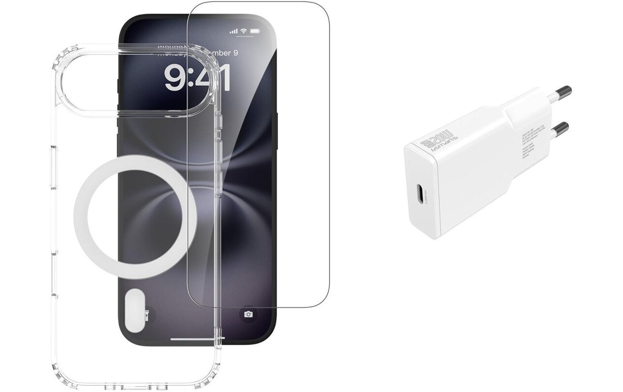 4smarts Back Cover 3in1 Starter Set MagSafe für iPhone Air