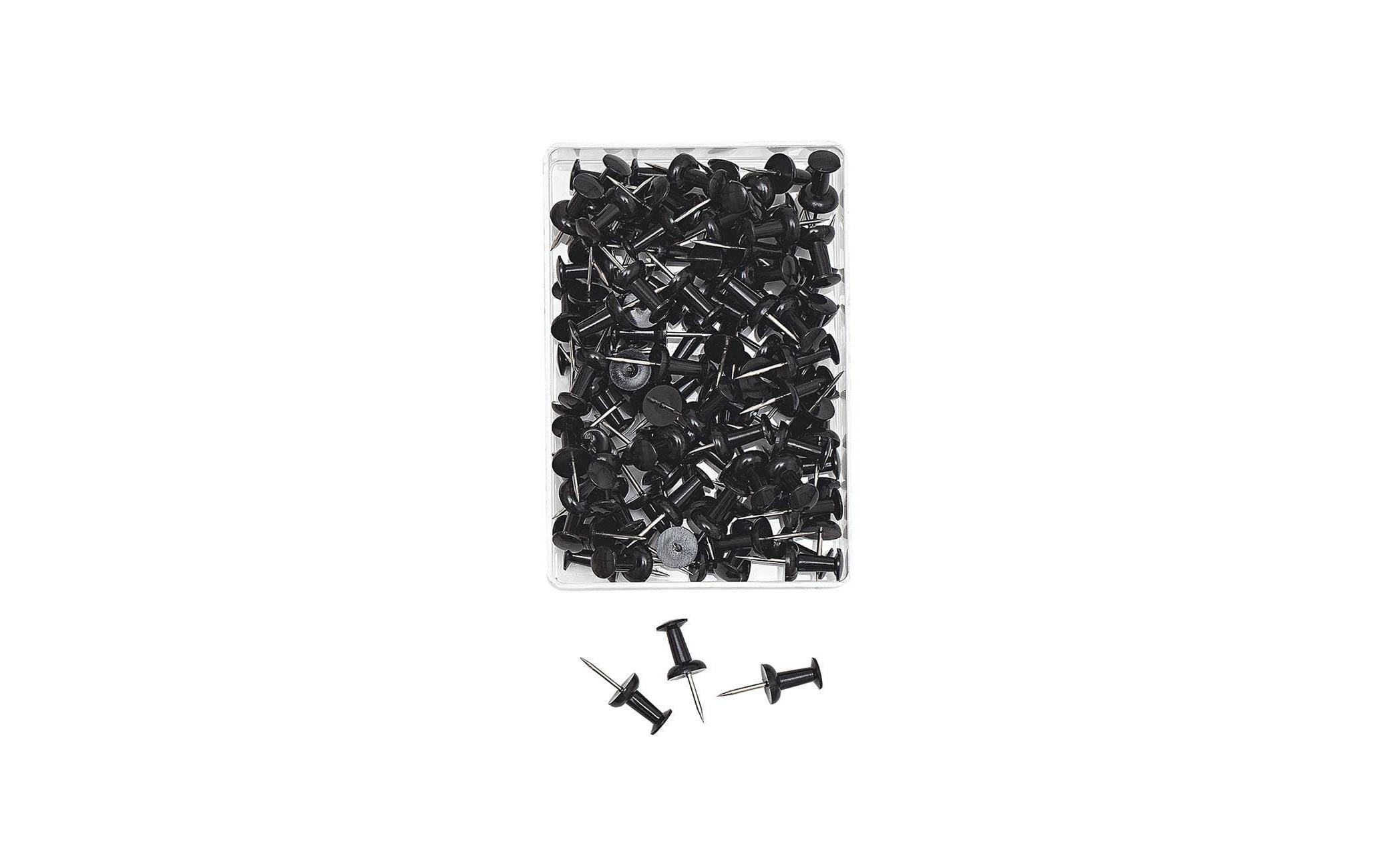 WEDO Reissnägel 9 mm Schwarz, 100 Stück WEDO Reissnägel 9 mm Schwarz, 100 Stück