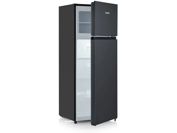 Severin Kühlschrank DT 8762 Schwarz, Rechts, Wechselbar