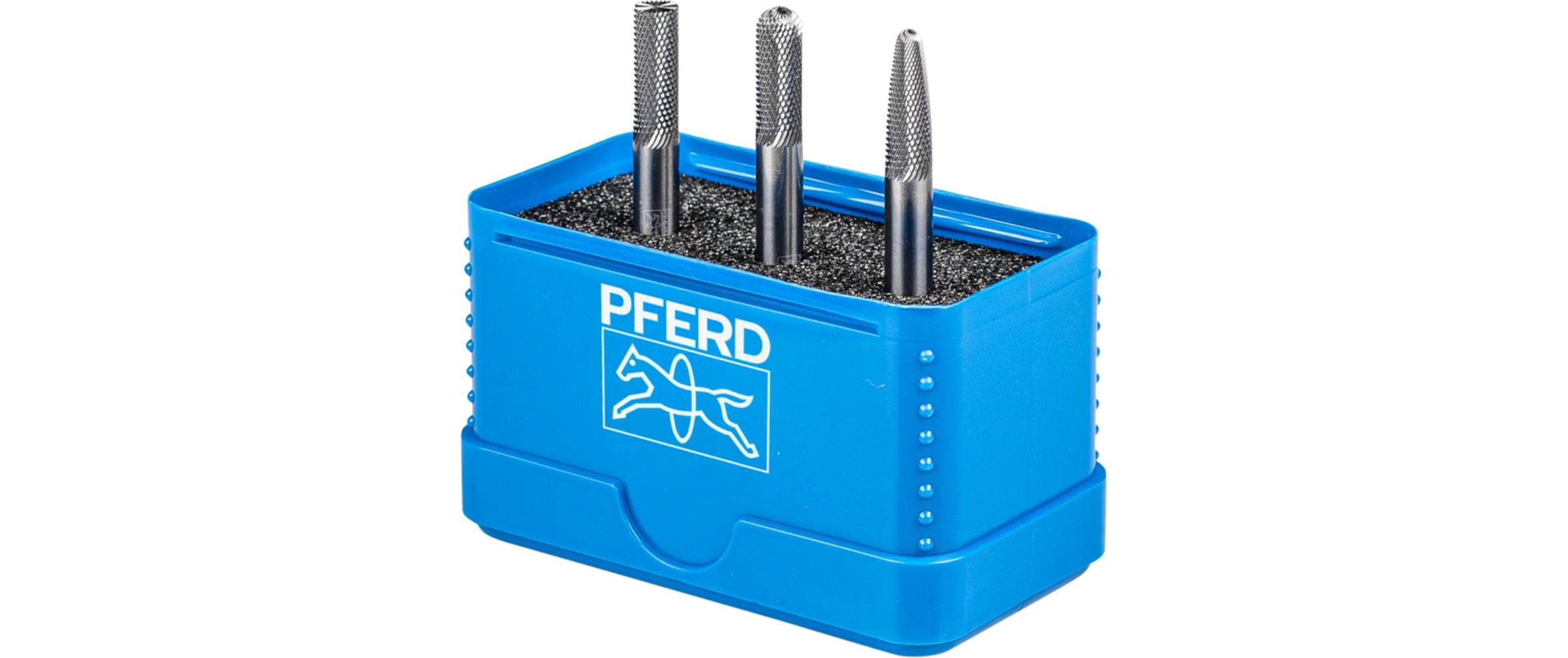 Pferd Hartmetallfrässtifte-Set Micro, Ø 6 mm Pferd Hartmetallfrässtifte-Set Micro, Ø 6 mm