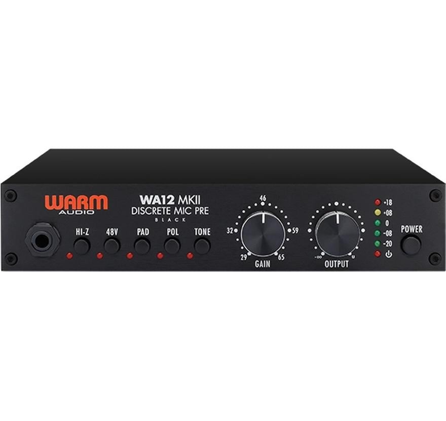 Warm Audio Mikrofon-Vorverstärker WA12 MKII Schwarz
