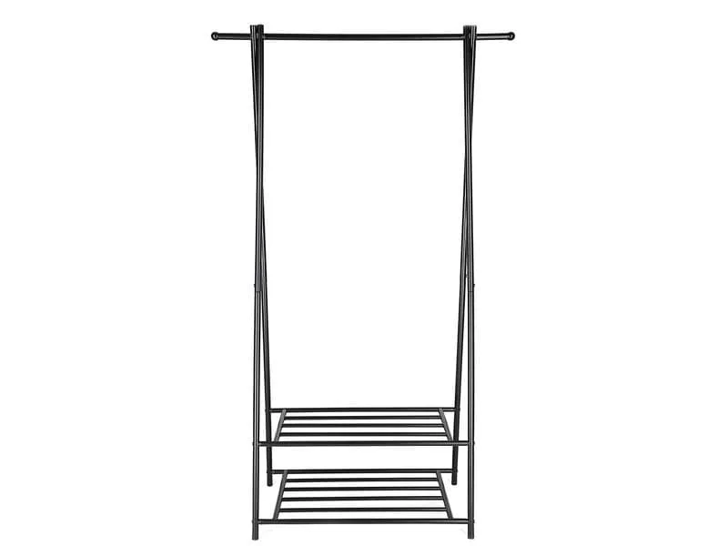Songmics Garderobenständer 87.5 x 155 cm, Schwarz Songmics Garderobenständer 87.5 x 155 cm, Schwarz