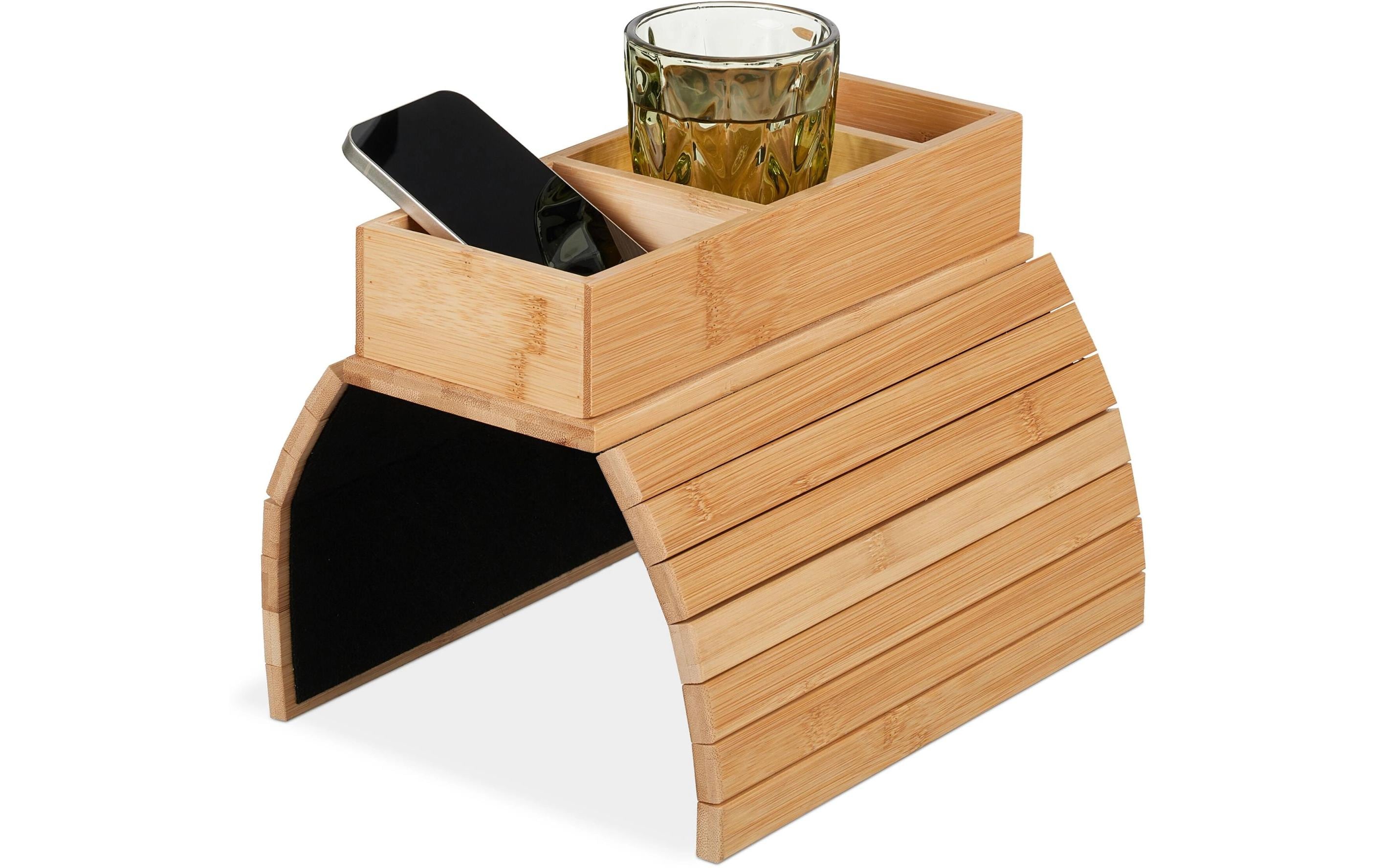 relaxdays Serviertablett Natur