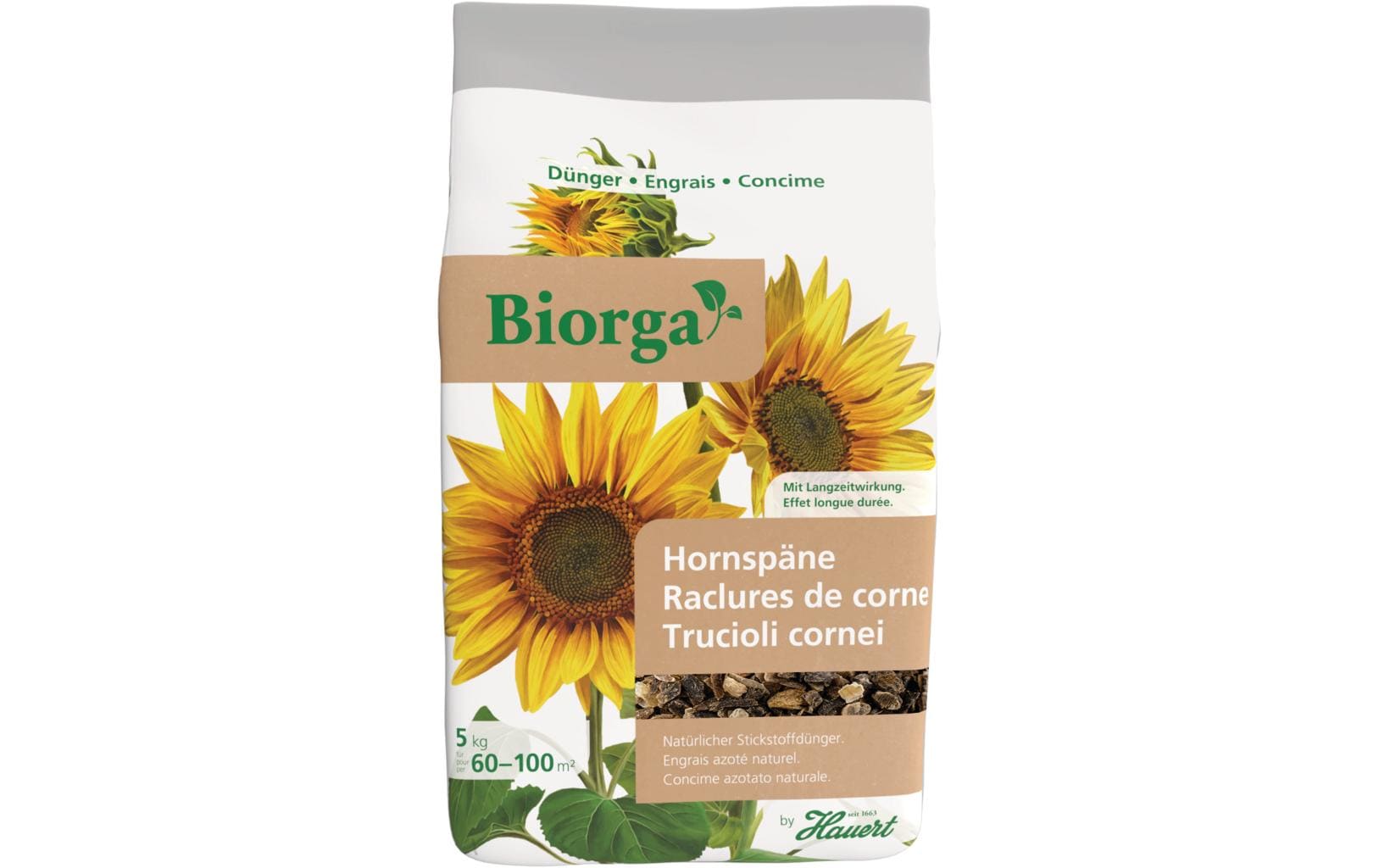 Hauert Stickstoffdünger Biorga Hornspäne, 5 kg Hauert Stickstoffdünger Biorga Hornspäne, 5 kg