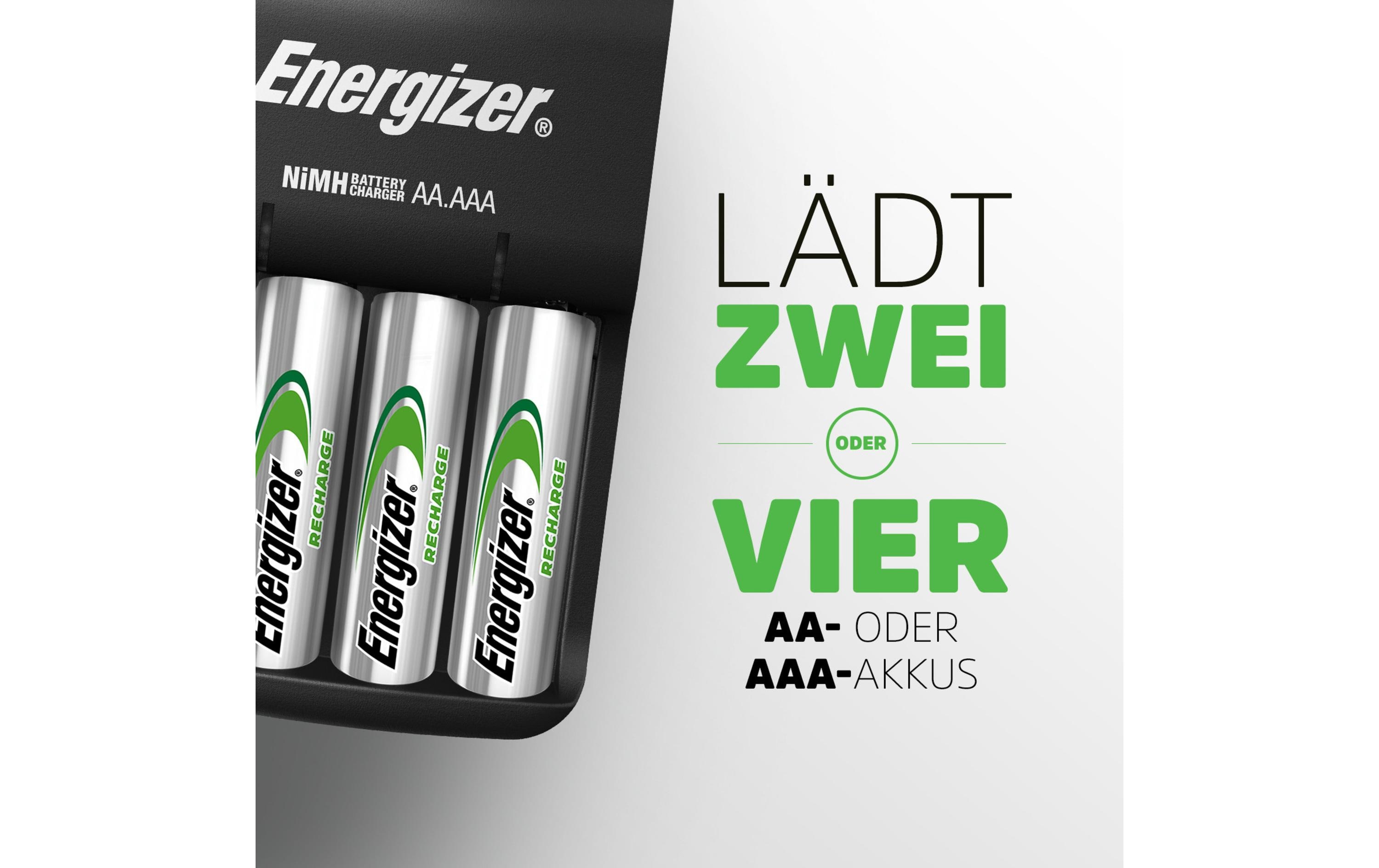 Energizer Ladegerät Base Charger USB inkl. 4x AA 1300 mAh