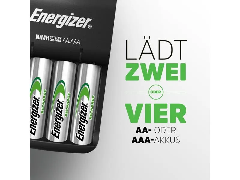 Energizer Ladegerät Base Charger USB inkl. 4x AA 1300 mAh Energizer Ladegerät Base Charger USB inkl. 4x AA 1300 mAh