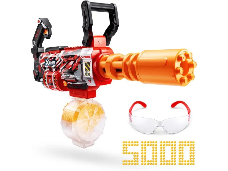X-Shot Hyper Gel Gattlin Blaster motorisiert mit Gel-Kugeln – EN71