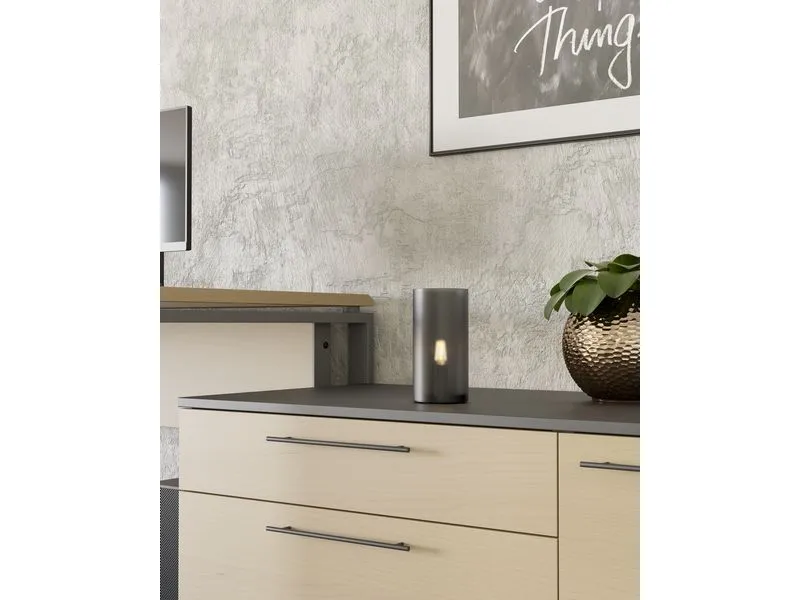 EGLO Leuchten Tischleuchte GEO grau exkl. E14 1x40W EGLO Leuchten Tischleuchte GEO grau exkl. E14 1x40W