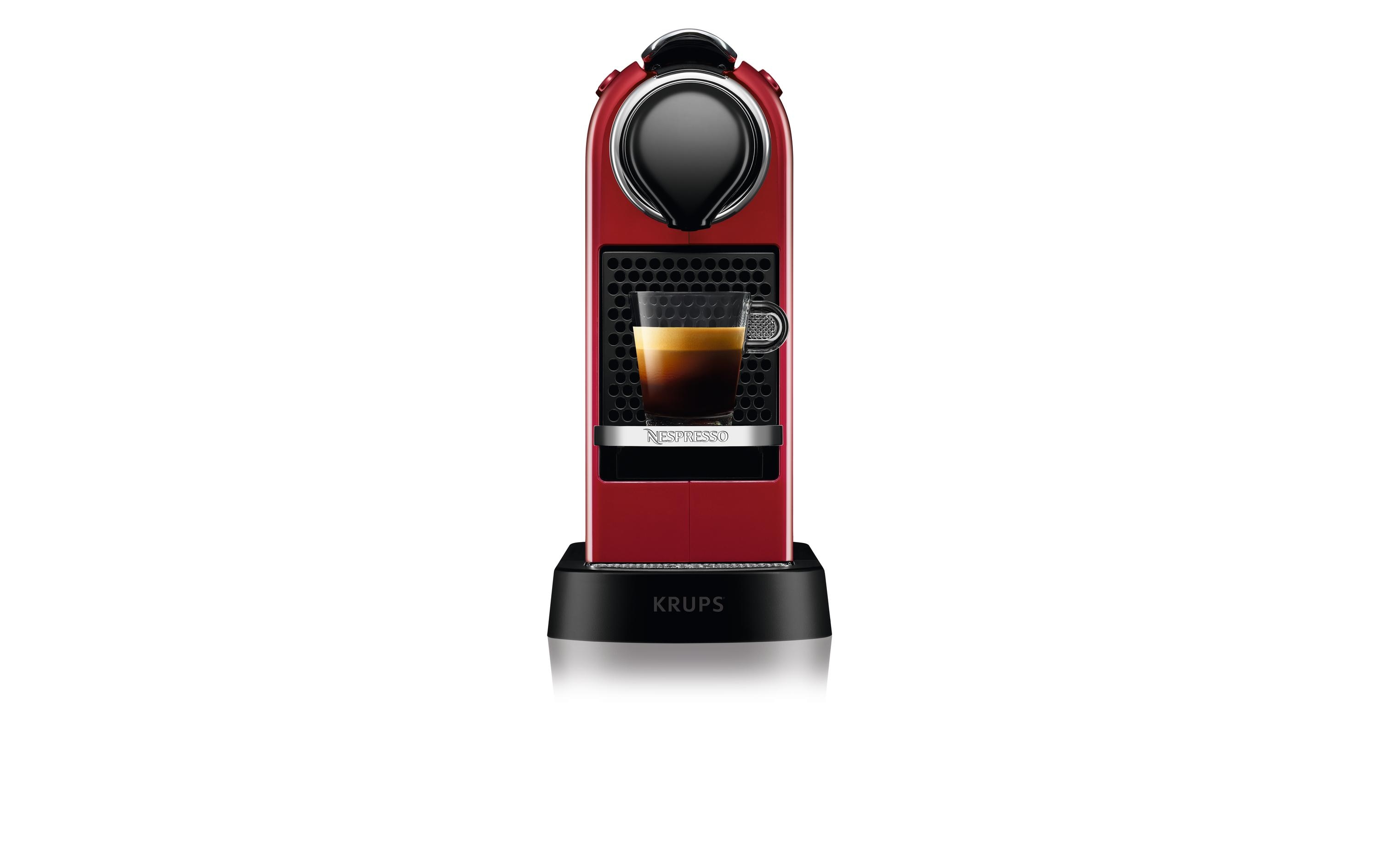 Krups Kaffeemaschine Nespresso CitiZ XN7415 Rot