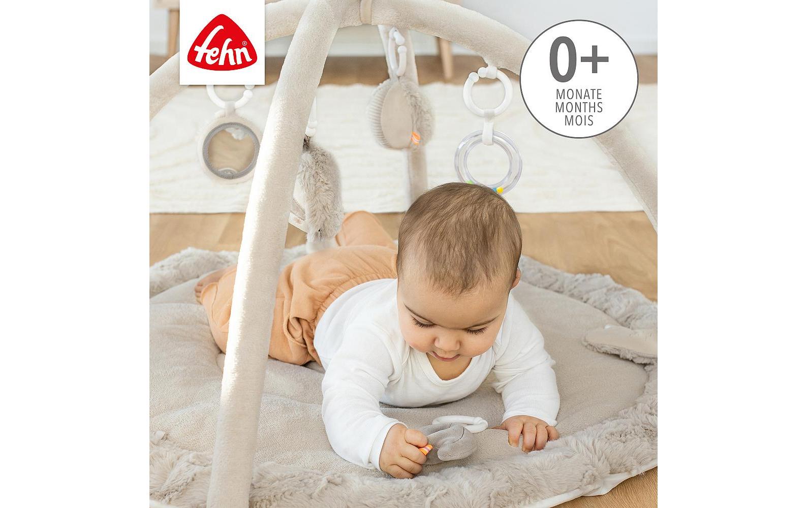 fehn 3-D-Activity-Decke Faultier, Grau/Beige fehn 3-D-Activity-Decke Faultier, Grau/Beige