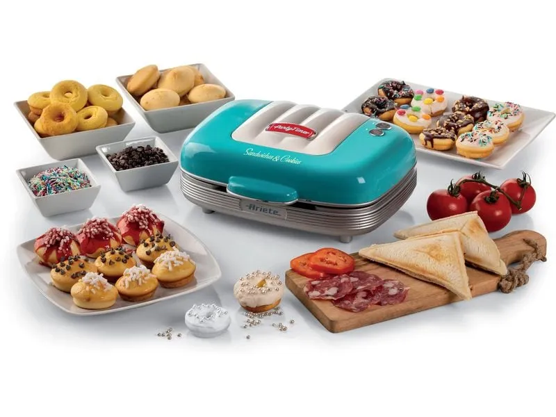 Ariete Multifunktionsgrill Party Time ARI-1972-BL 700 W, Blau