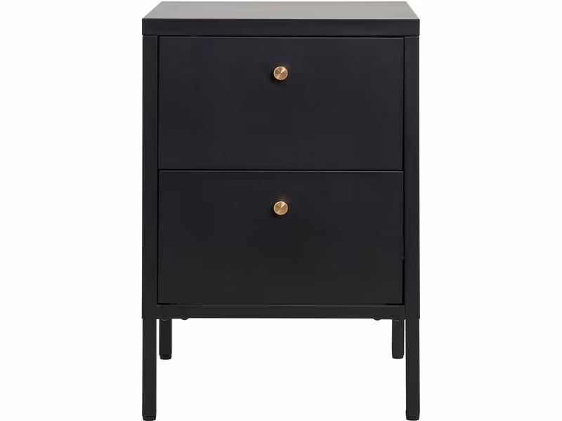 House Nordic Beistelltisch Dalby 40 x 59.5 cm, Schwarz