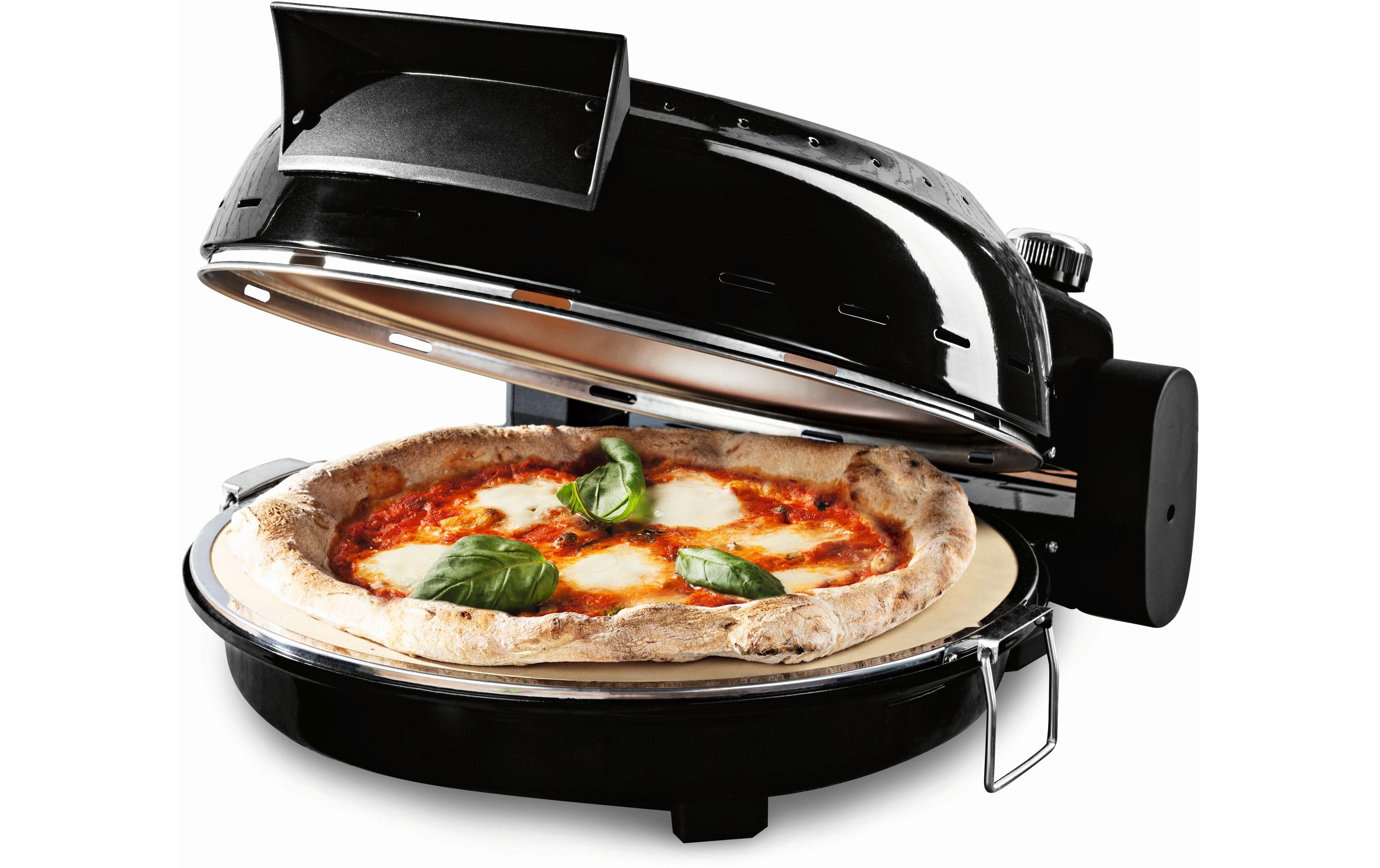 GOURMETmaxx Pizzaofen Ø 30 cm, Schwarz