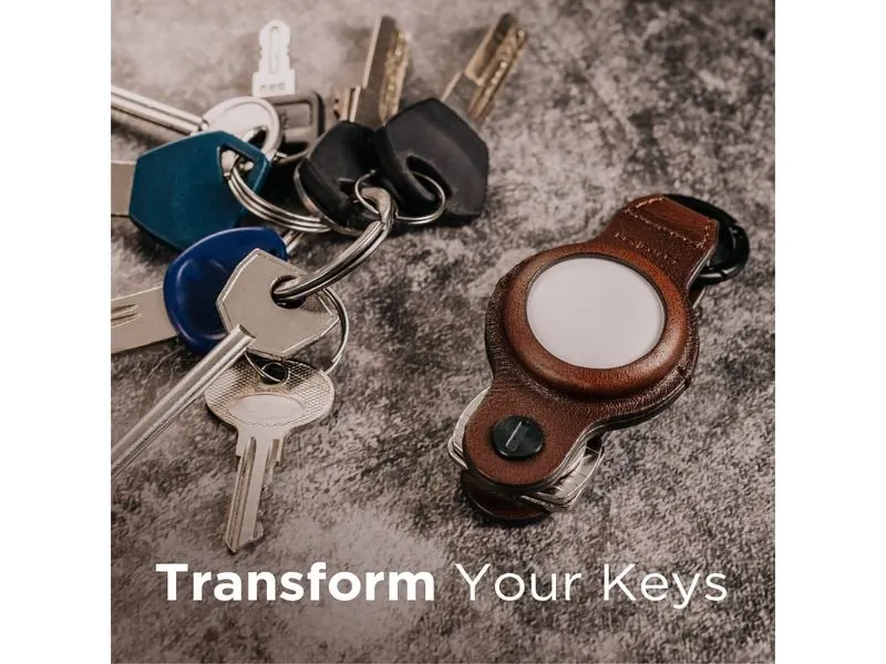 Keysmart Schlüsselhalter Air Leather, Braun Keysmart Schlüsselhalter Air Leather, Braun