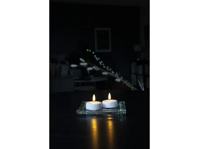 Star Trading LED Teelichter Set Flamme Ø 5.8 x 5.5 cm, Weiss, 2 Stk Star Trading LED Teelichter Set Flamme Ø 5.8 x 5.5 cm, Weiss, 2 Stk