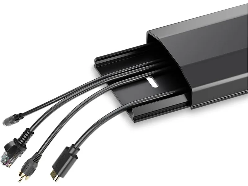 PureMounts Kabelkanal PM-CCP-050B 0.5 m x 60 mm Schwarz PureMounts Kabelkanal PM-CCP-050B 0.5 m x 60 mm Schwarz