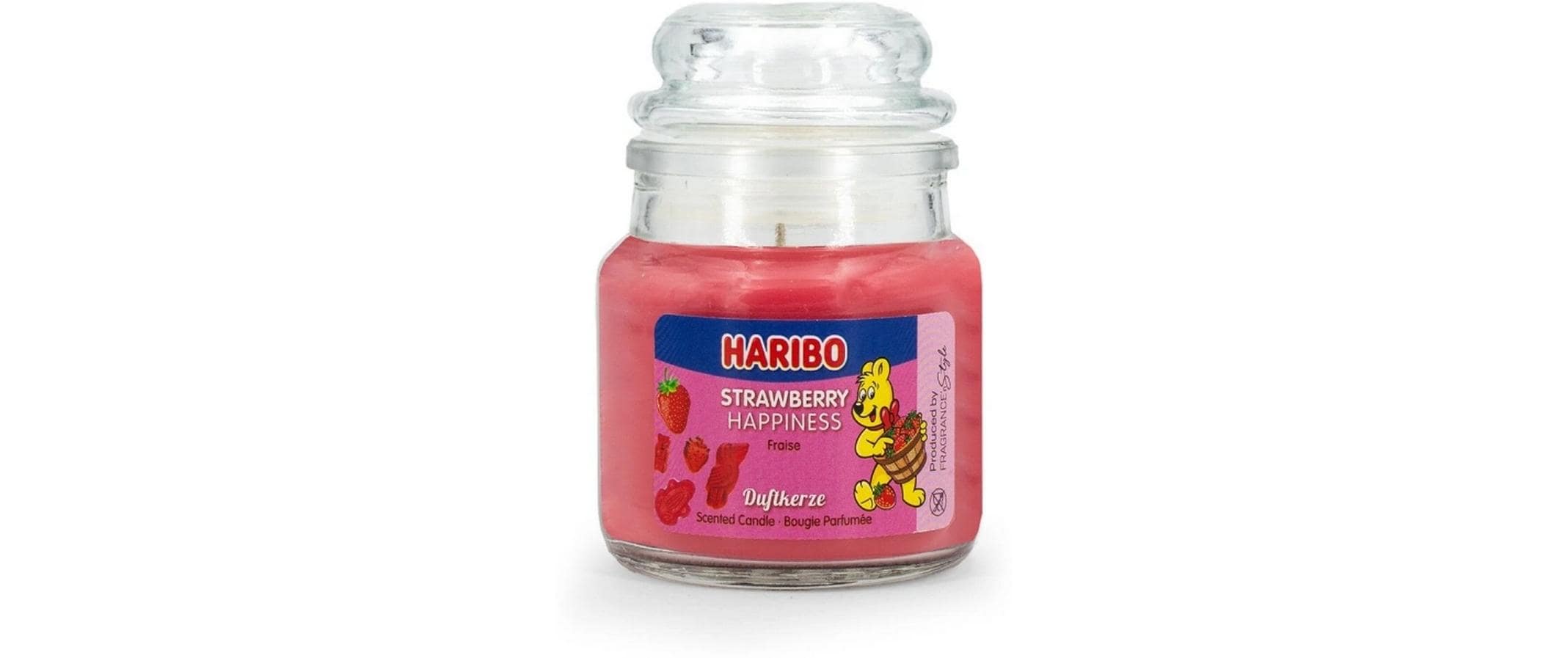 balthasar Duftkerze Haribo Strawberry Hapiness 6 x 9 cm