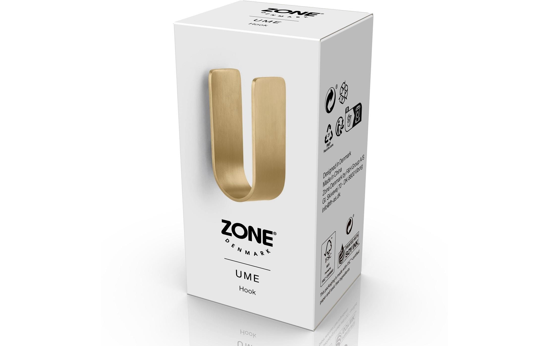 Zone Denmark Wandhaken Zone Ume, Gold