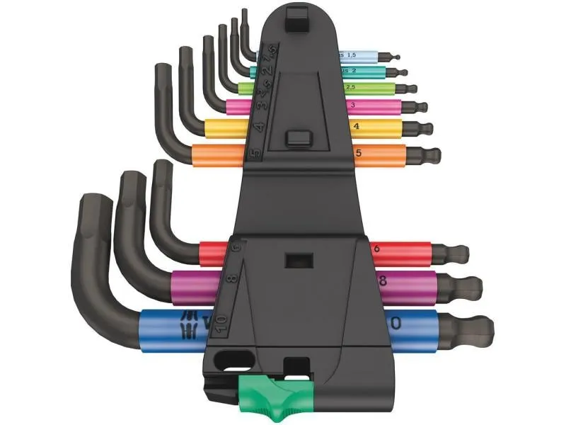 Wera Winkelschlüssel-Set 950/9 Hex-Plus, Innensechskant Wera Winkelschlüssel-Set 950/9 Hex-Plus, Innensechskant