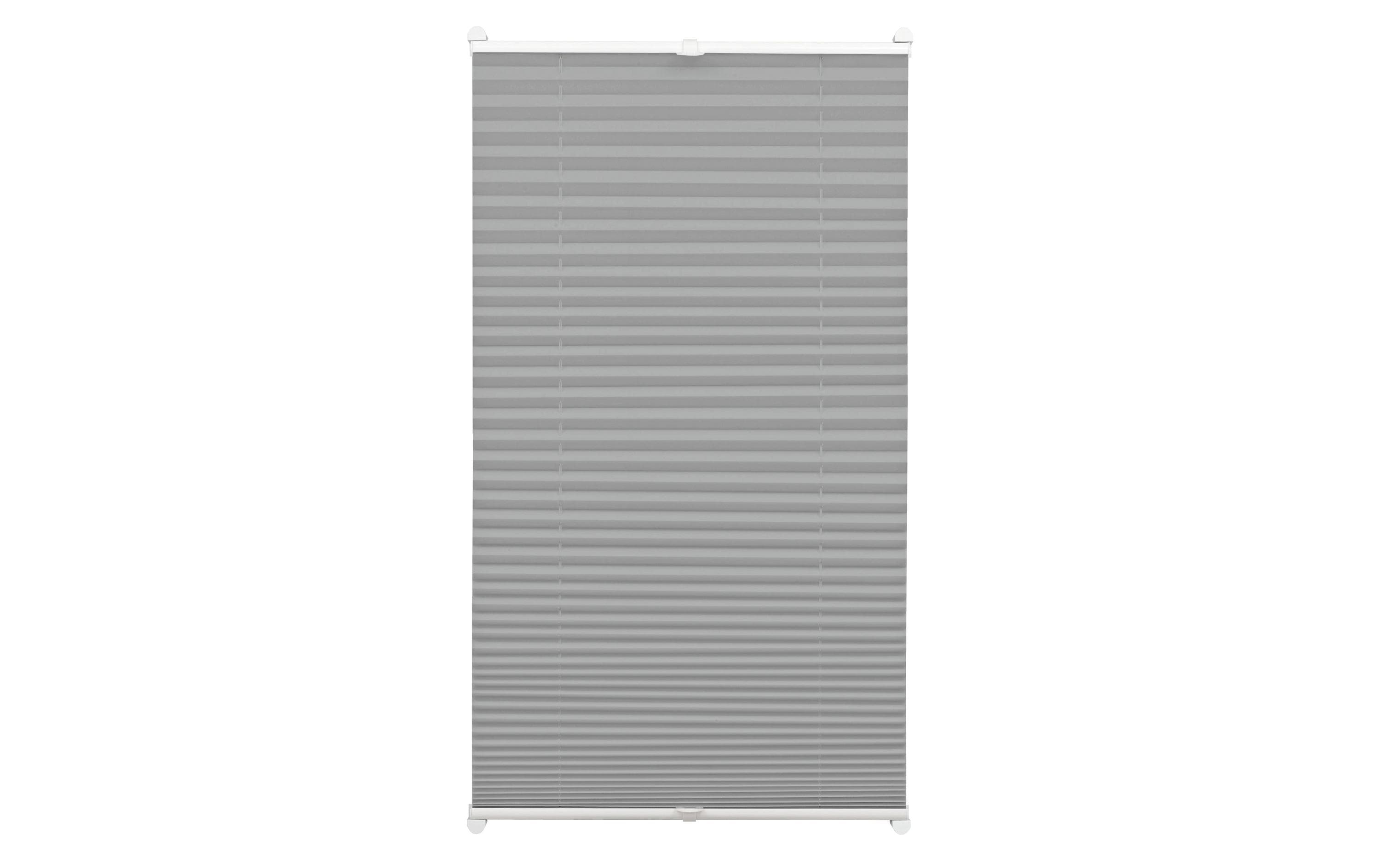Gardinia Plissée Easyfix, blickdicht 45 x 130 cm, Grau