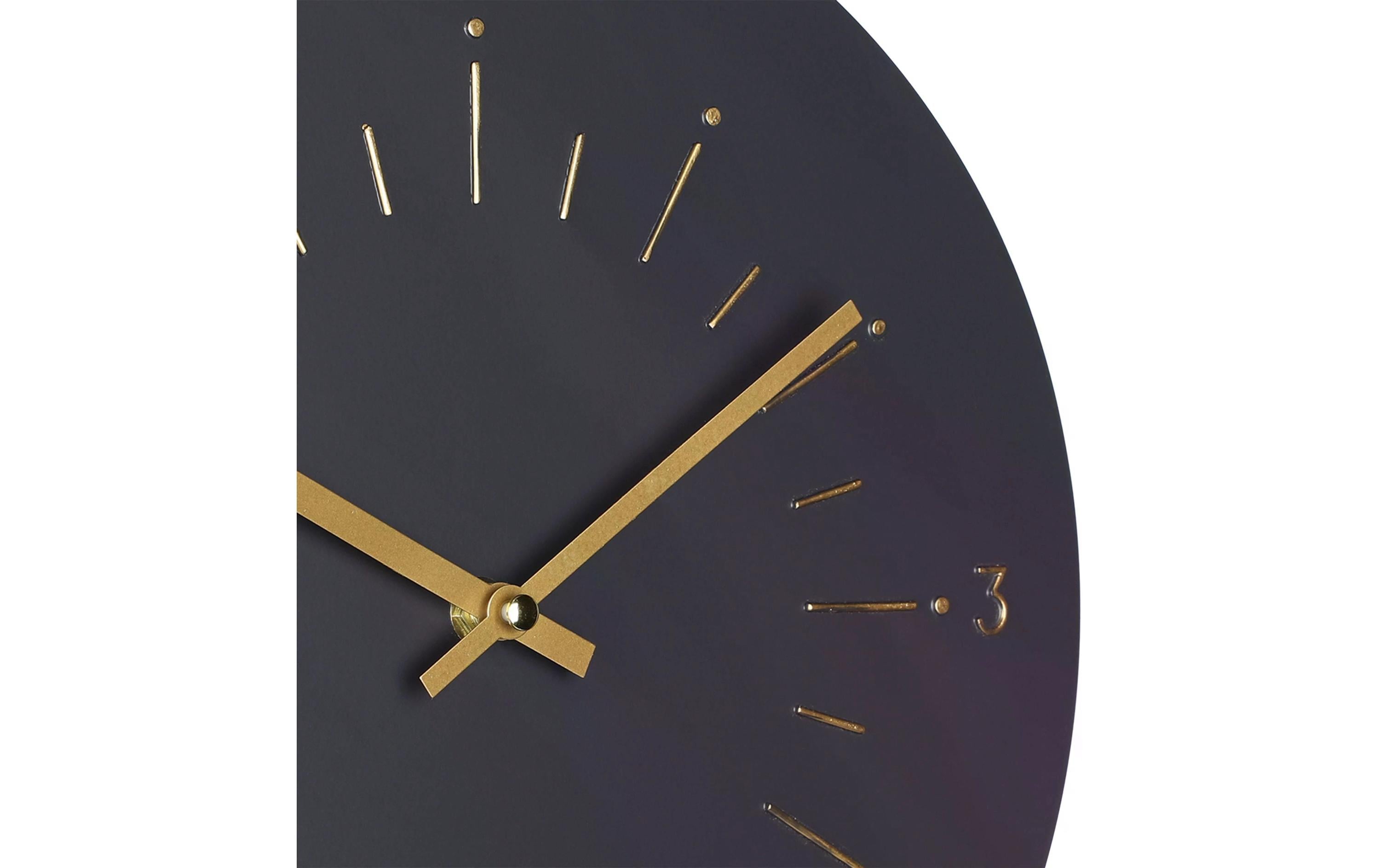 EGLO Wanduhr Takahagi Gold/Schwarz