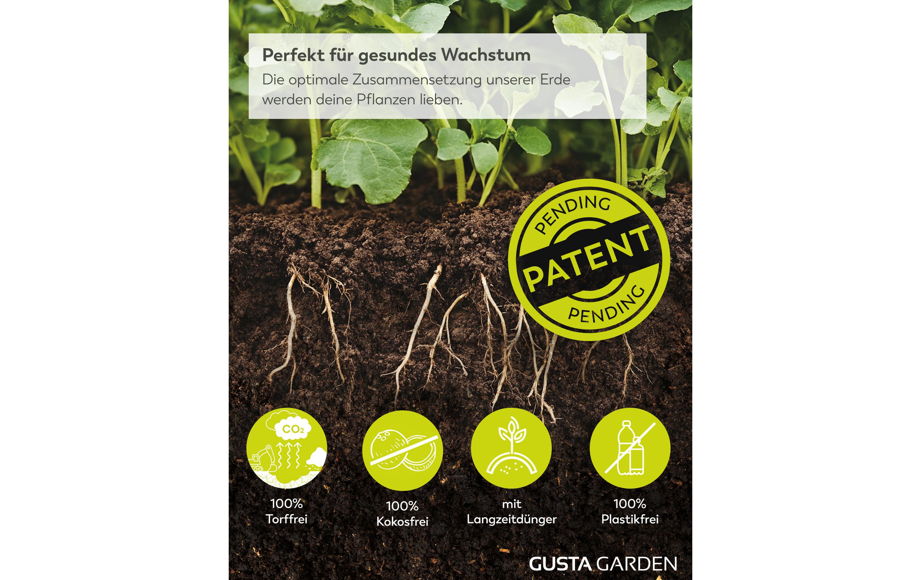 Gusta Garden Pelletierte Quellerde 9.2 kg