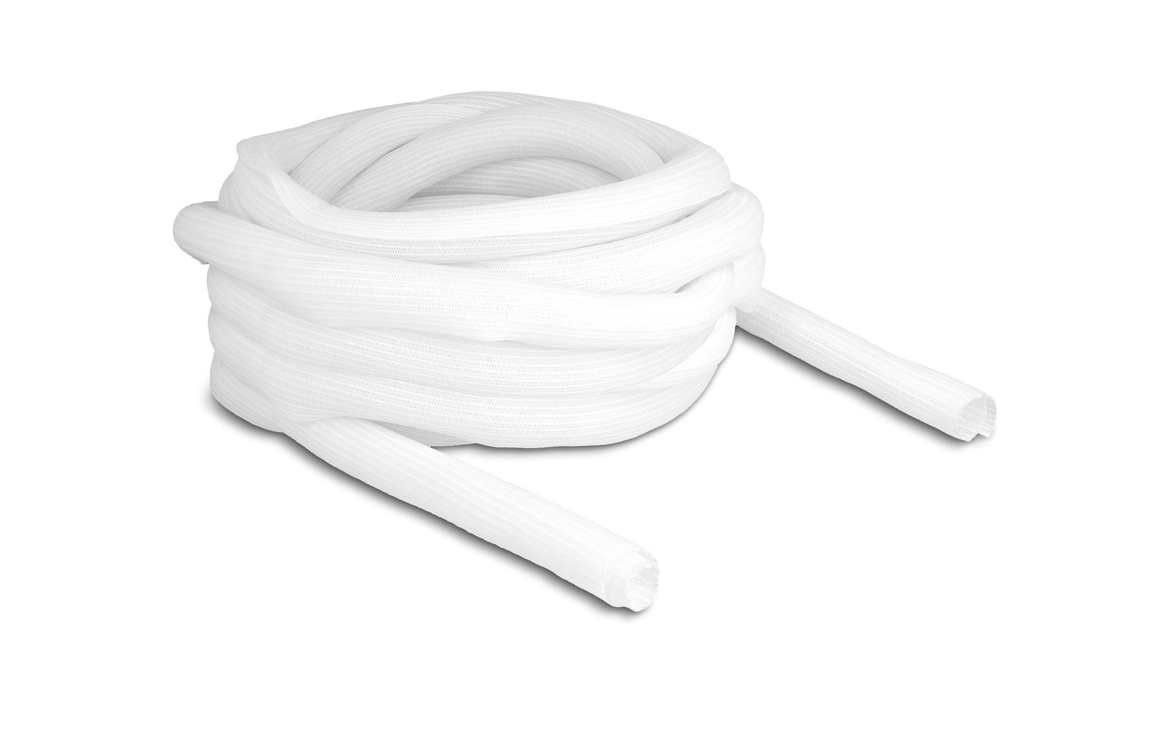 Delock Geflechtschlauch Selbstschliessend 10 m x 25 mm Weiss Delock Geflechtschlauch Selbstschliessend 10 m x 25 mm Weiss