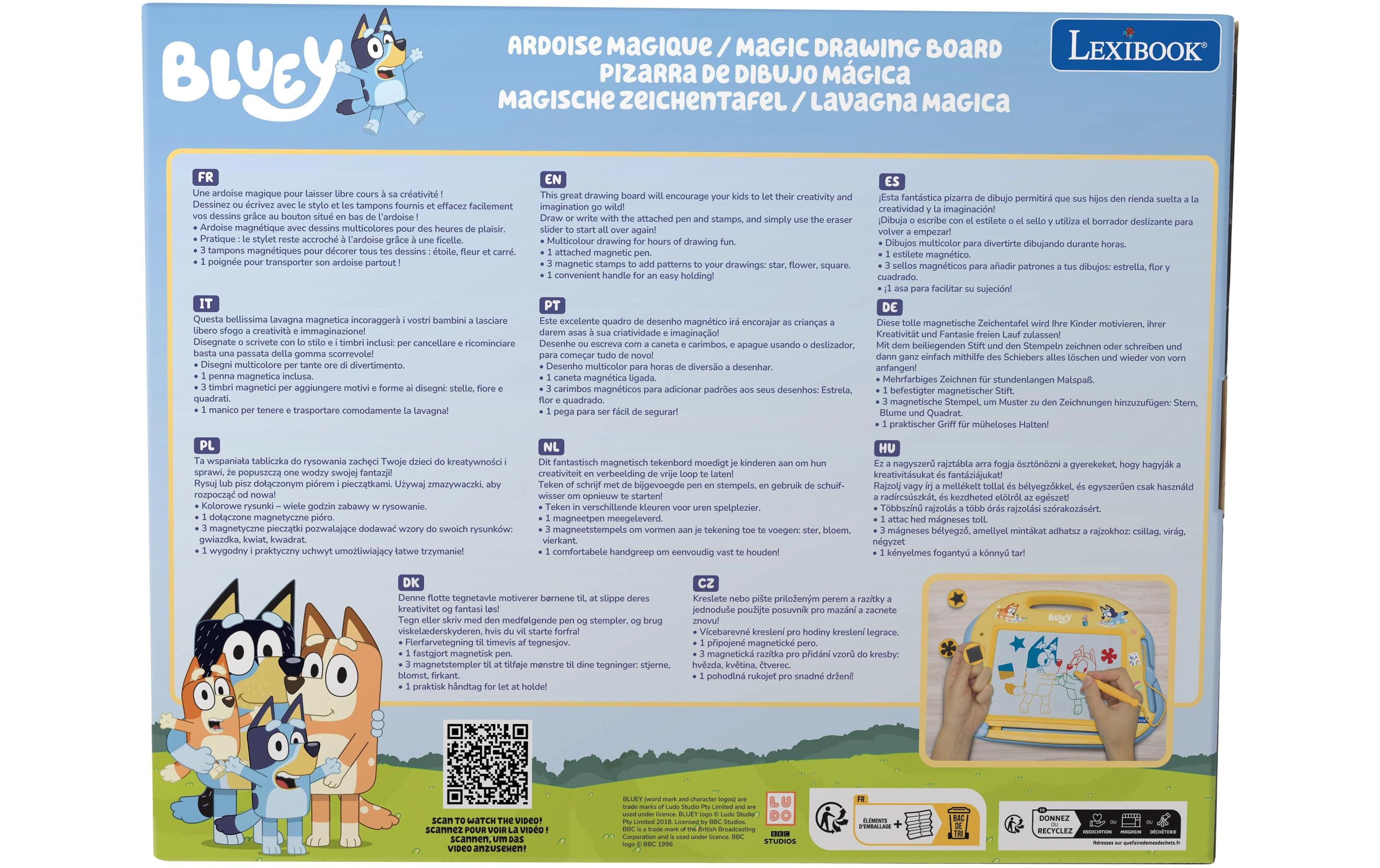 Lexibook Magnetisches Multicolor Zeichenbrett A5