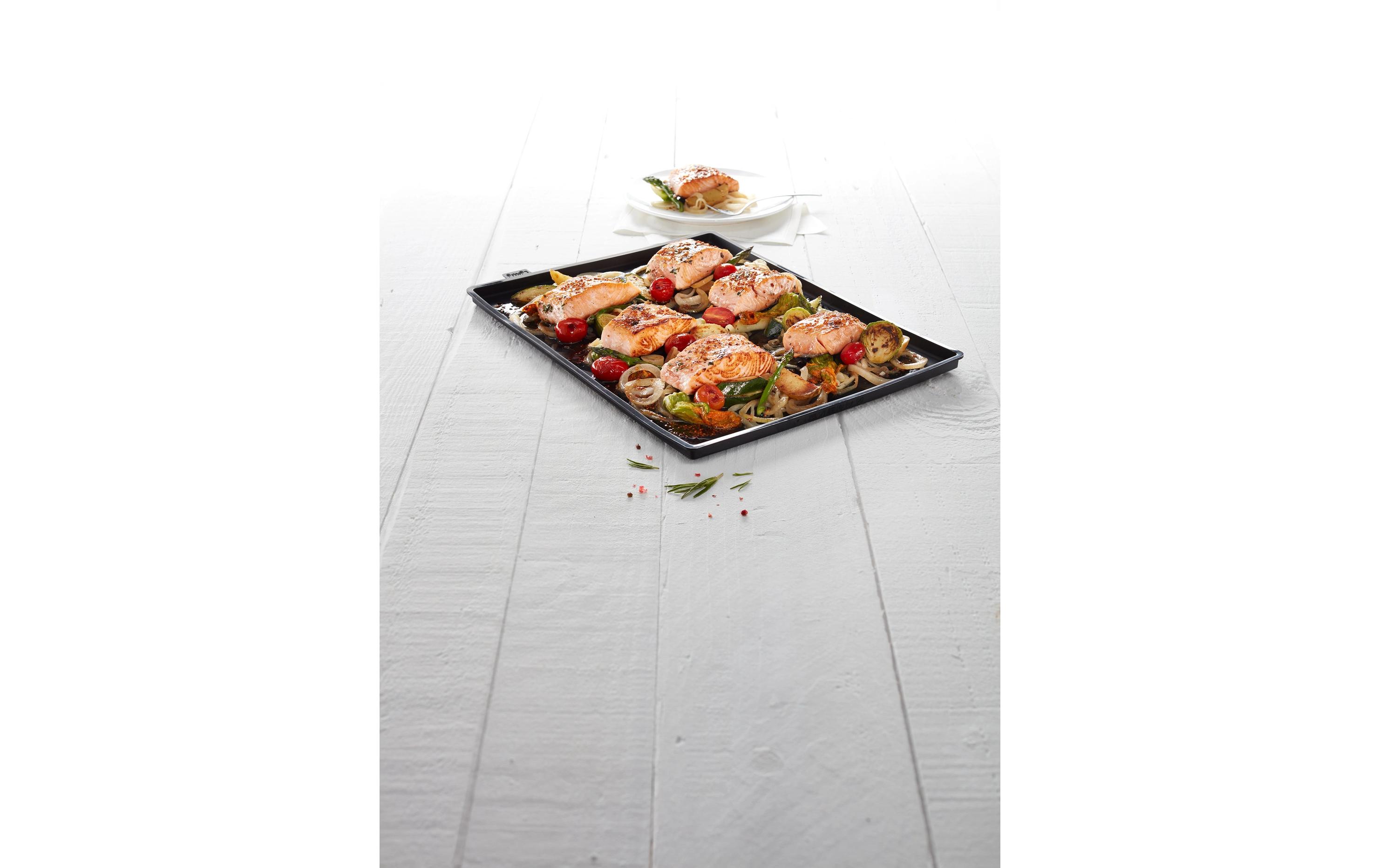 Lékué Backmatte Silikon, Schwarz, 40 x 30 cm