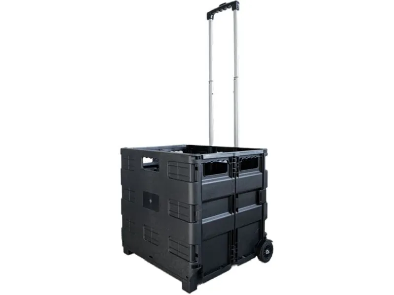 Edi Baur Faltbare Klappbox auf Rollen 45 L