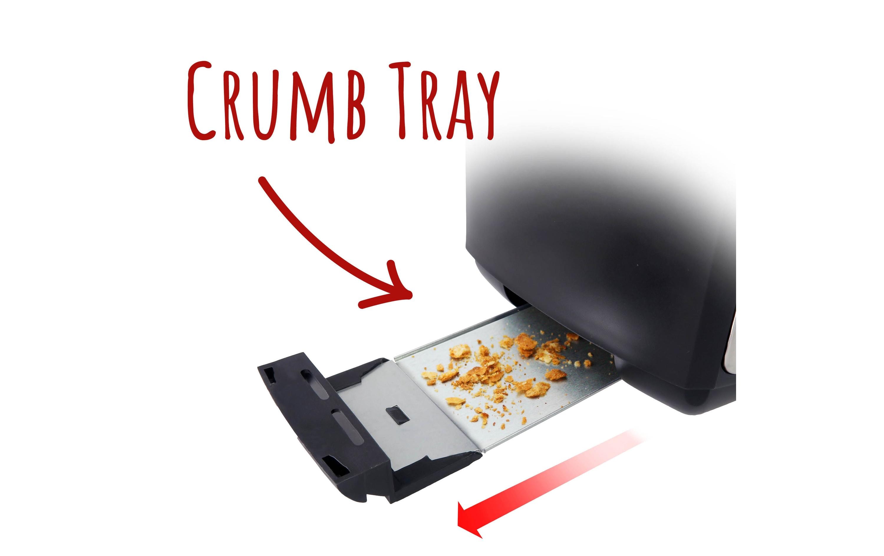 Trisa Toaster Crispy Toast Schwarz/Silber Trisa Toaster Crispy Toast Schwarz/Silber