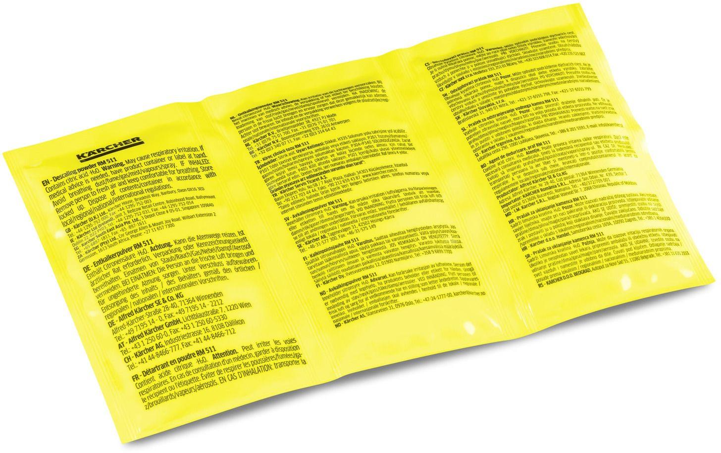 Kärcher Entkalkungsmittel RM 511 6 x 17 g Kärcher Entkalkungsmittel RM 511 6 x 17 g