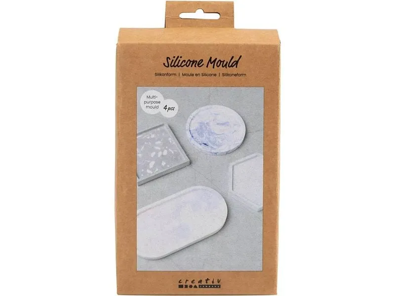 Creativ Company Giessform Silikon 4 Formen